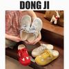 Retro Dexun Shoes 2025 Spring New Versatile Candy Color Lazy One Pedal Flat Baotou Slippers Casual