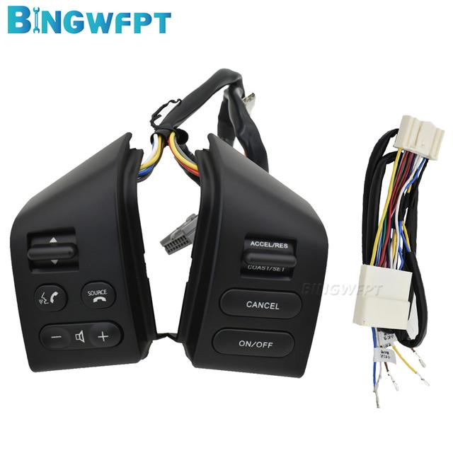 High Quality Left+Right Volume Phone Button Switch Steering Wheel Control Button For Nissan Tiida LIVINA Old Sylphy