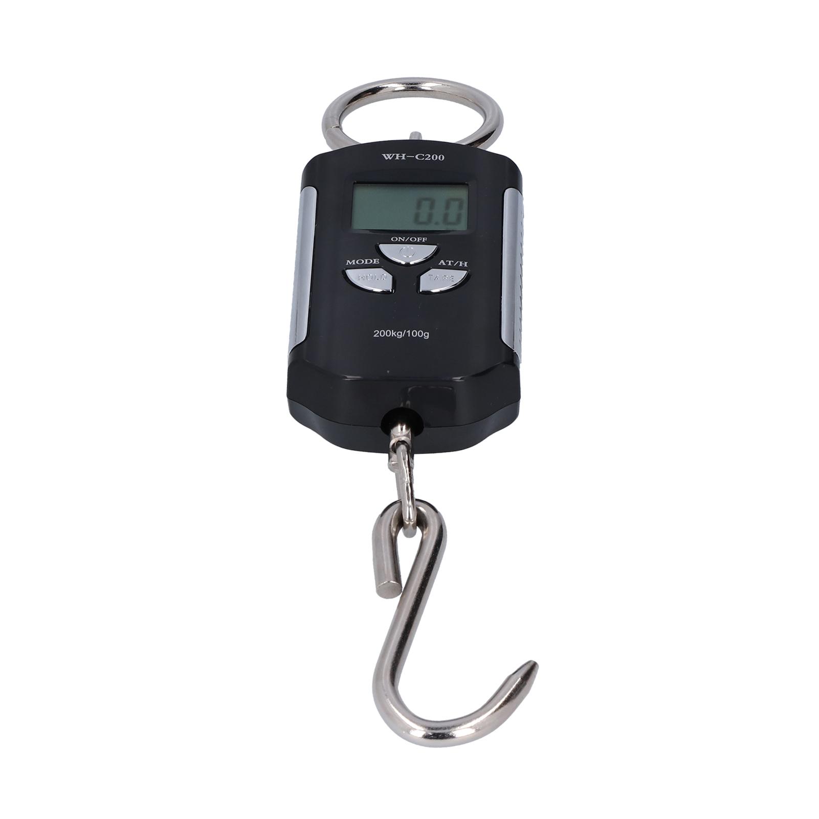 

Crane Scale 200KG Heavy Duty Hanging Weighting Hook Steelyard Portable Electronic HD