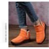 Cotton Shoes, Women's Plus Size Snow Boots, Men's and Women's Couple with Plush and Thick Cotton Boots
