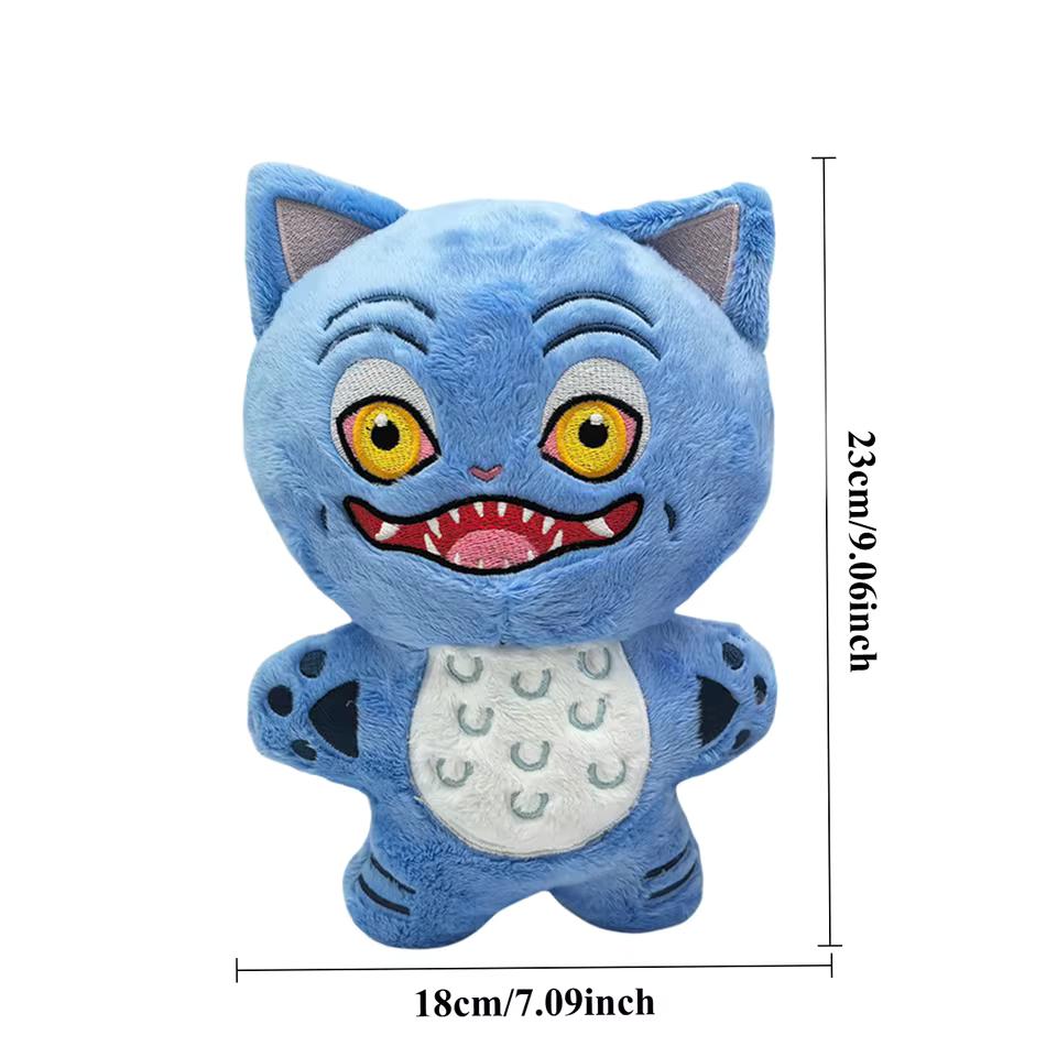 NEU Kpop Dämonenjäger Tiger Plüsch Niedlicher Cartoon Vogel Plüschtier Kawaii Anime Stoffpuppe Weiches Deko Kissen Spielzeug Geschenk für Mädchen Kinder