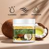 200g Coconut Oil Face & Body Scrub-Deeply cleaning and smoothing skin-Nourishes the skin and makes it smoother