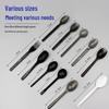 Disposable Thickened Long Handle Plastic Soup Spoons