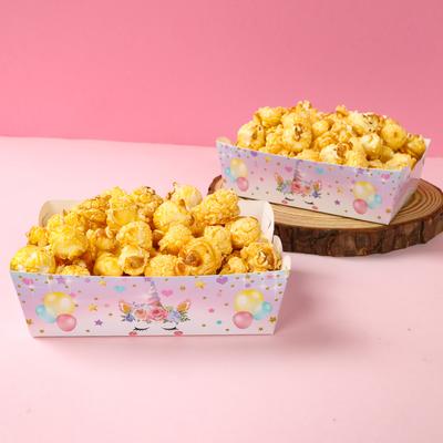 Unicorn Snack Box Paper Tray Rainbow Unicornio Birthday Party Decoration Kids Girl Wedding Birthday Party Supplies Baby Shower