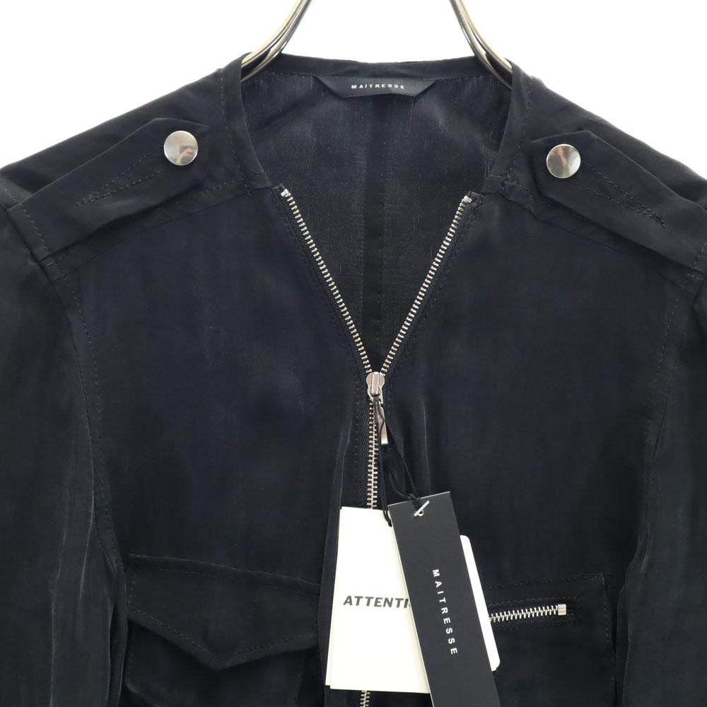 MAITRESSE nepoužitá bunda s dlouhým rukávem 38 Černá série S visačkou Dámská Použitá