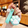 Cute Cartoon Cat Paw Keychain