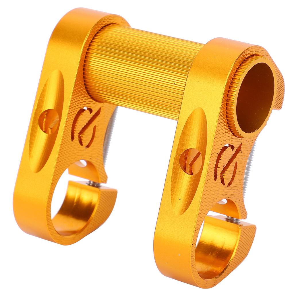 Folding Bike Handlebar 25.4MM Stem Aluminum Alloy Hollow SP8 Modified Double StemGold