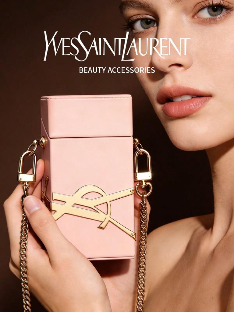 YSL - Sacs à bandoulière personnalisés, Sacs à chaîne cubique, Beauté haut de gamme et simple, Styles roses, Convient pour le shopping, les rendez-vous, le travail et l'école
