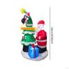 Christmas Inflatable Santa Claus Blow Yard Decoration Funny Large Props Weatherproof Xmas