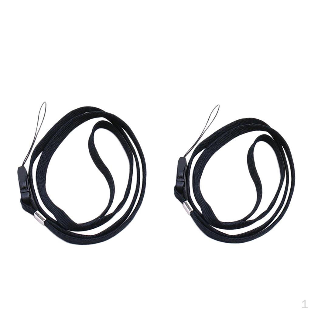 2x 16inch Phone Neck Strap Lanyard ID Holder