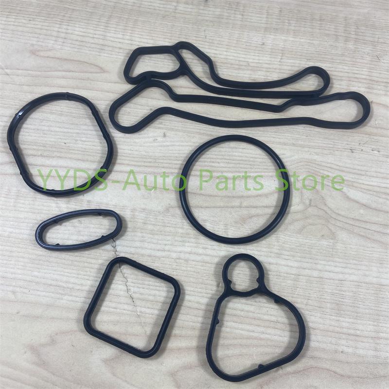 10set Oil Cooler Repair Kits Gaskets 2724577 55354072 For Chevrolet Cruze 1.6L 1.8L Opel Zafira Signum Vectra Astra