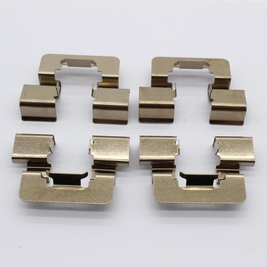 4Pcs Rear Brake Pad Fitting Clips Shim Solid Discs Pads Accessory LX0534 Metal for Bpf1781A