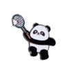 Zinc Alloy Panda Athlete Enamel Pins Trinket Craft Panda Skateboard Brooch Personality Jewelry Giant Panda Shape Badge Hat Badge