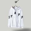 Hanorac cu glugă, căptușit cu fleece, cu litere din spumă, de la brandul european și american la modă Travis Scott, pentru turneu, pentru bărbați și femei, geacă high street