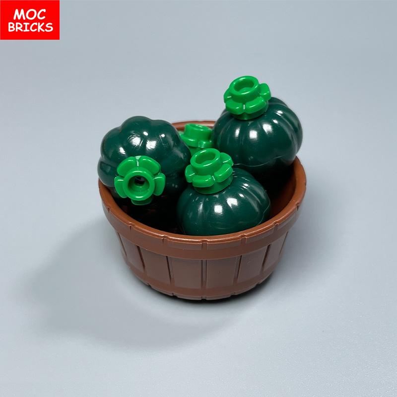 

Нетоксичні Moc Кубики Овочі Їжа Фрукти Будівельні Блоки Міські Аксесуари Виноград Ананас Коробка Сільська Сцена Іграшка Друзі Дитячі Іграшки