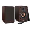 Haut-parleurs bluetooth - sharp - cp-ss30(br) - bibliotheque marron - 2x 30w - 2 voies - sans fil - 60w rms