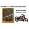 BLACK "RADIATOR GUARD Fit for Royal Enfield Continental GT & Interceptor 650"