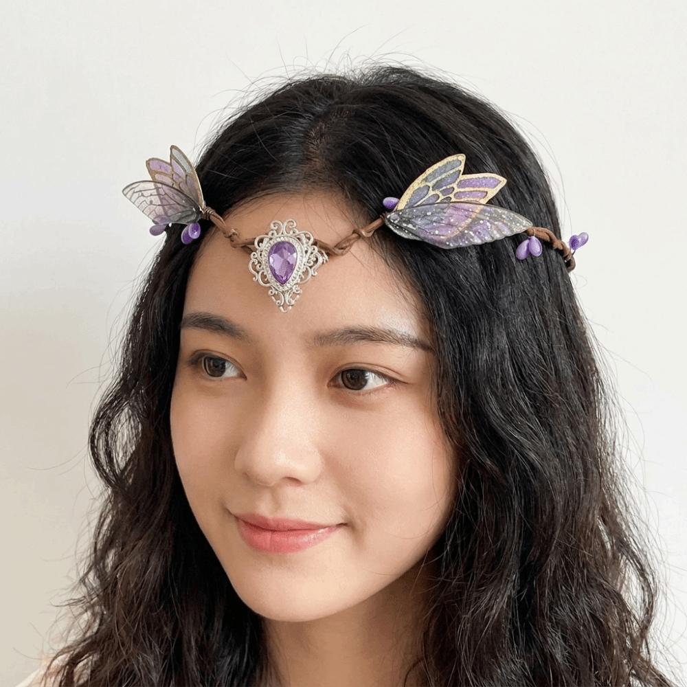 Diadem Elf Tiara Flower Vine Fairy Headpiece Fashion Elven Crown Costume Accessories