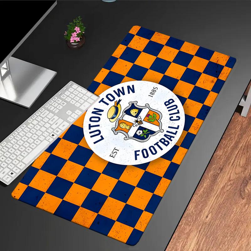 Luton Town Crest Mouse Pad, Rubber Base, Mouse Pad for Gamers and Office Use, Gaming Desk , Easy To Clean Mat Christmas fan gifts