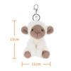 [Apricot Lamb] Cute Soft Animal Keychain Plush Toy, Suitable for Men and Women, for Backpacks and Wallets, 13cm