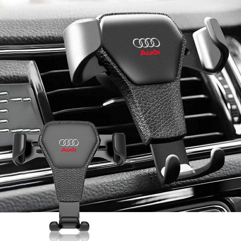 GR Gazoo Racing Car Phone Holder Air Vent Clip Mount Mobile GPS Cell Phone Stand For Audi C7 C6 C5 B5 B6 B7 B8 B9 D3 Q3 Q5 Q7 TT A1 A3 A4 A5