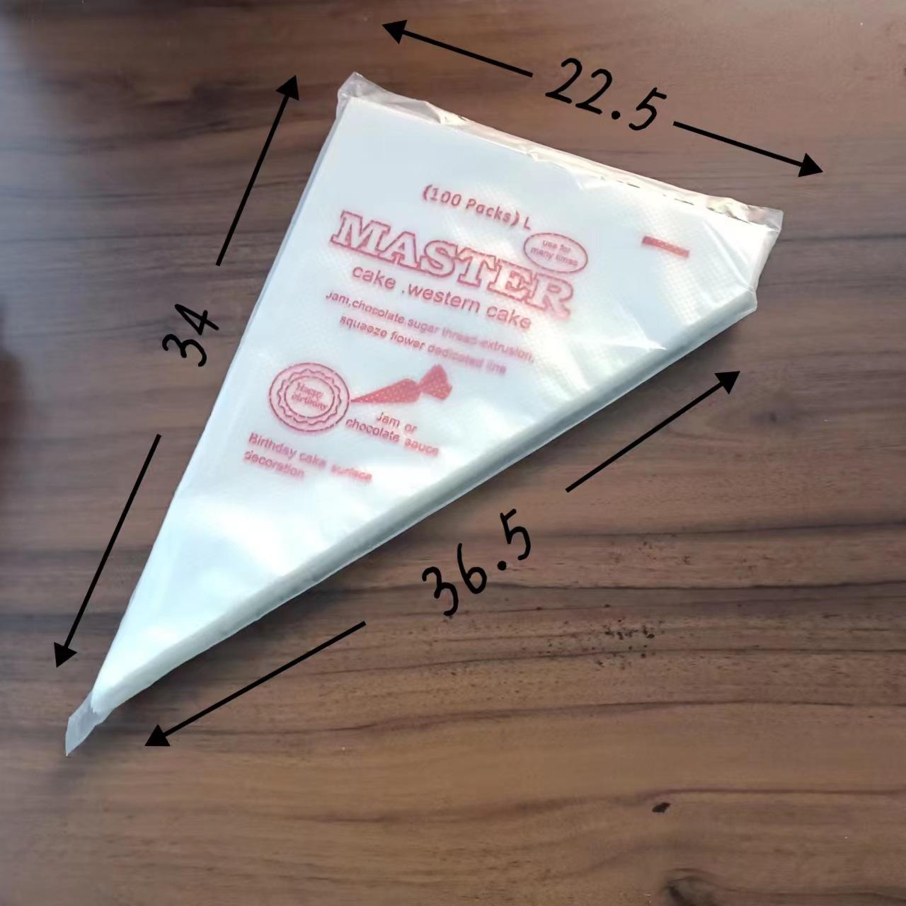Disposable Thickened Baking Cream Filling Pastry Bags Baby Food Grade Curly Cake Decorating Bags Kitchen Cooking Tools