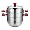 HOCUF 3-Layer 304 Stainless Steel Steamer Pot