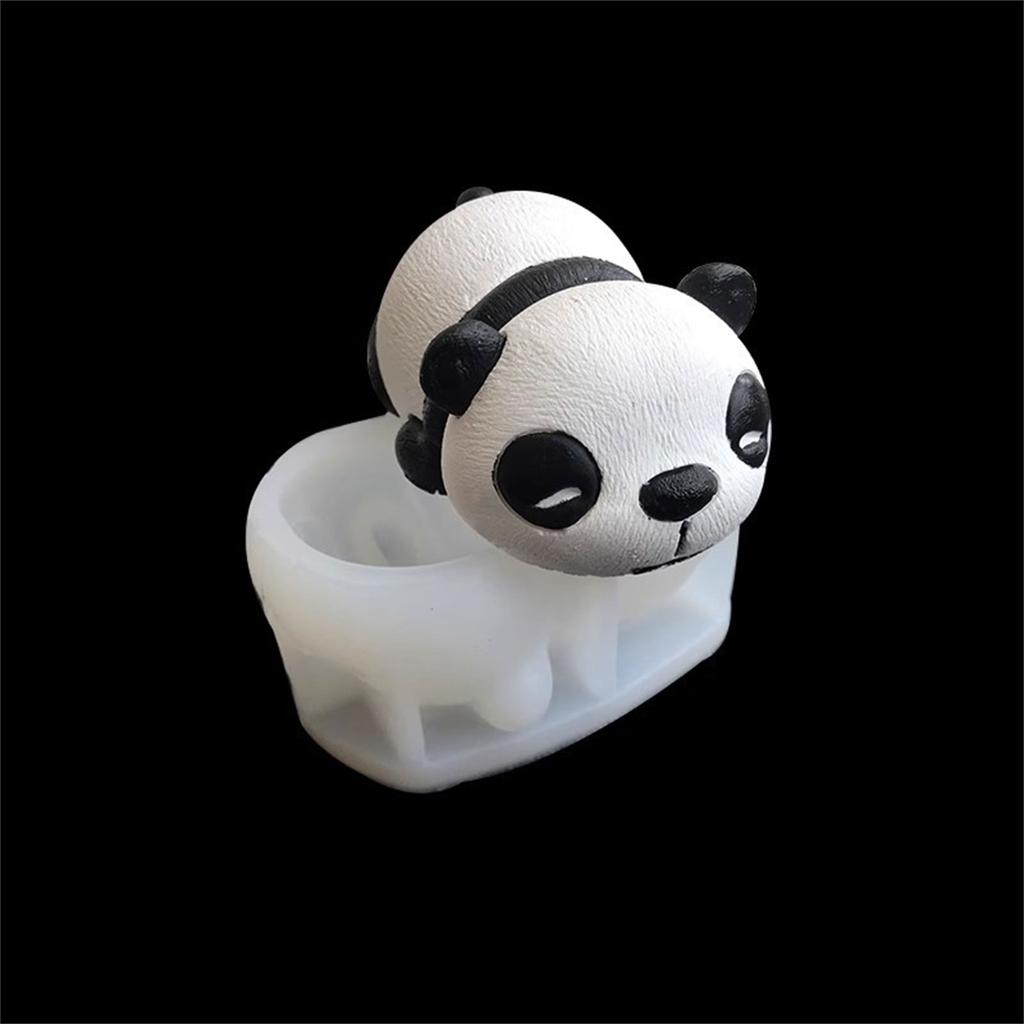 Všestranné pečicí formy Silikonová forma na čokoládu Tvar spící pandy Kuchyňské náčiní Pečicí doplňky pro zdobení dortů