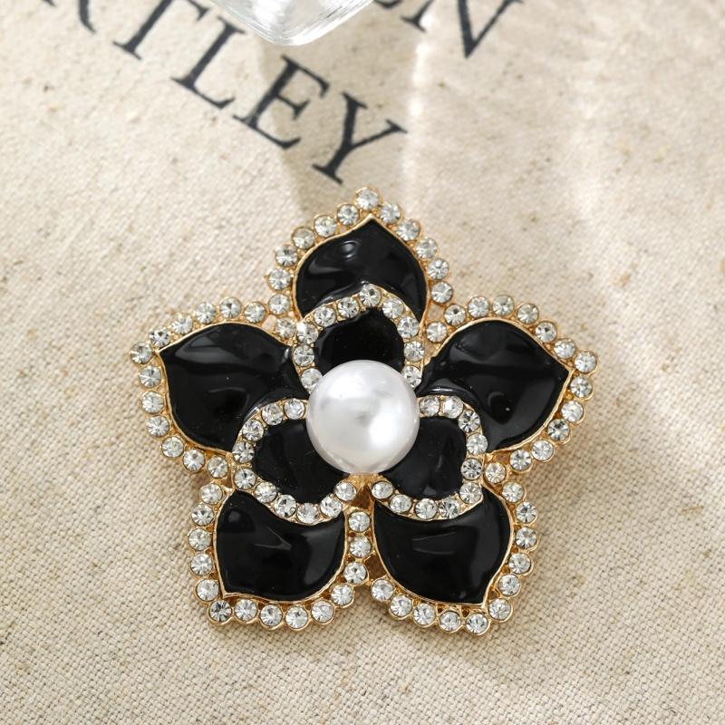 

Элегантная Простая Брошь-Камелия Черного Цвета Металлическая Траурная Бутоньерка Женская Высококачественная Одежда Костюм Шарф Аксессуары Брошь A2