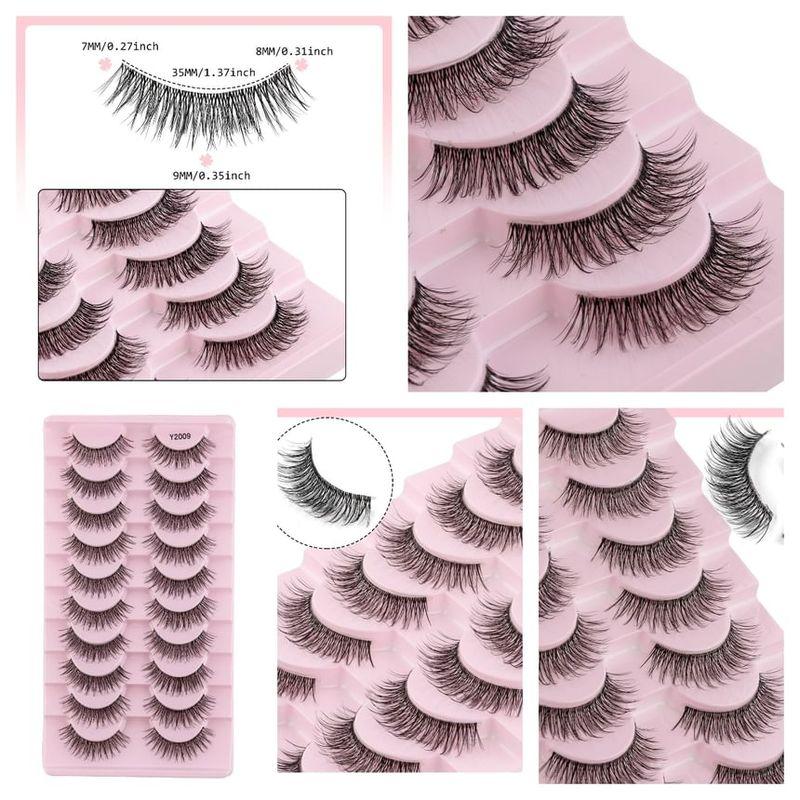 Lashie - Natural / Dense Multipack False Eyelashes (Various Designs)