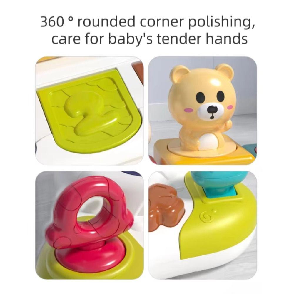 ABS Peekaboo Switch Box Color Sorting Pop-up Animals Toy  Early Learning Educational