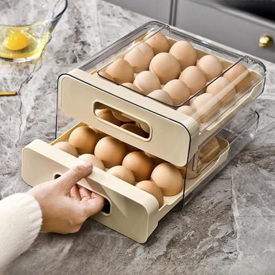 Cassetto portauova a doppio strato per frigorifero