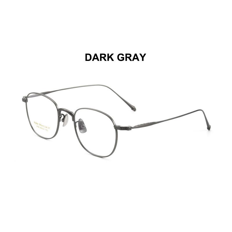 

Ultralight Pure Titanium Oval Eyeglasses Frames Fashion Retro Literary Style Comfortable For Men Women Higher Quality Eyewea