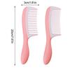 Comb Plastics Grooming Tools Barbers Salon Hair Brush Handily Grip Styling Accessories Hairdressing Dense Teeth Wide Tooth Combs