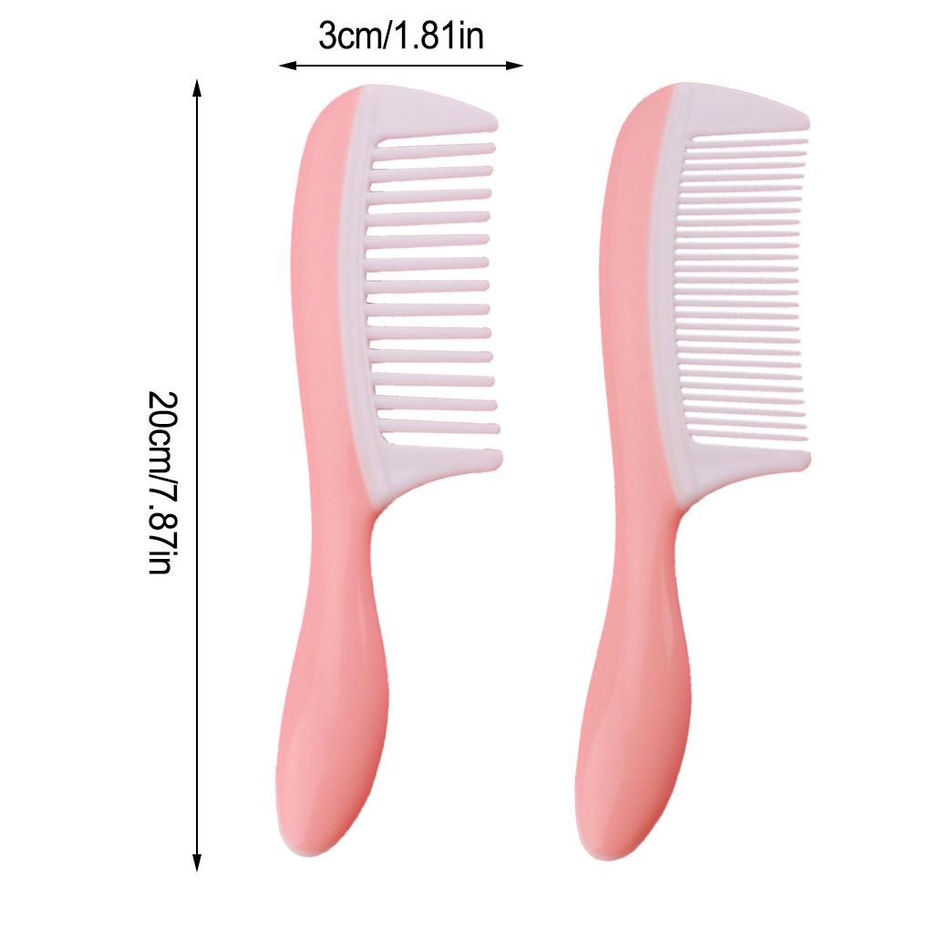Comb Plastics Grooming Tools Barbers Salon Hair Brush Handily Grip Styling Accessories Hairdressing Dense Teeth Wide Tooth Combs