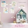 set of 4 Boho Feelings Chart Learning Posters for School Educational Wall Decal Classroom Decoration Periodic Emotions Wall Sticker