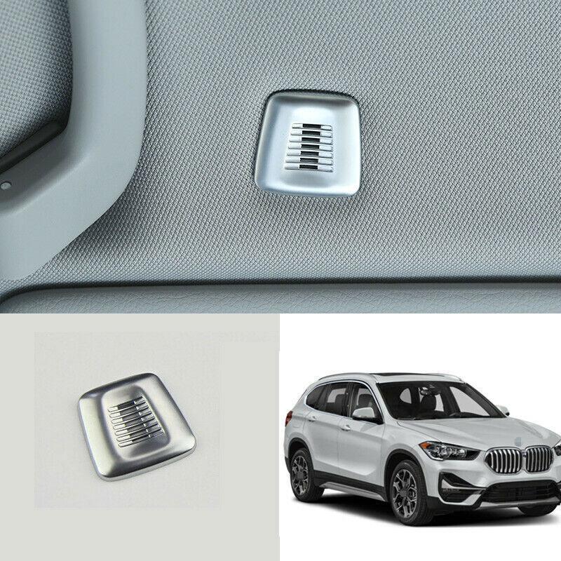 For BMW X1 2016-  F48 ABS silver car roof microphone cover trim 1pcs