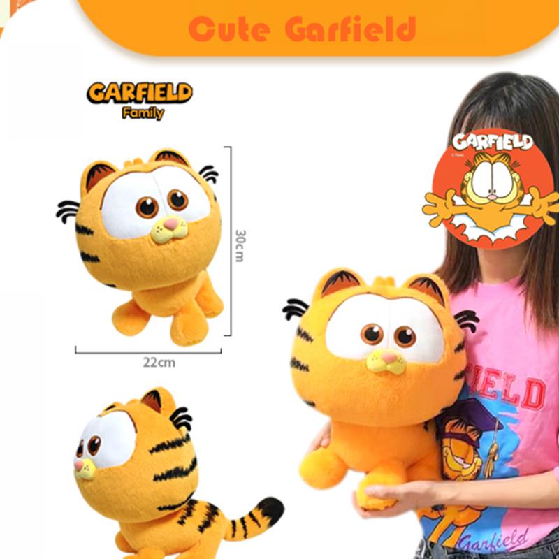 GARFIELD Stuffed Plush Soft Cat Plush Cartoon Plushie Doll for Boys Girls Christmas Decor Gift