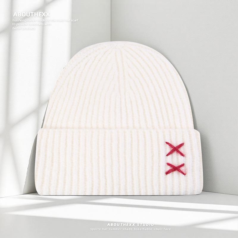 

New Thickened Warm Hat for Women s Ear Protection and Cold Protection Knitted Wool Hat Riding Versatile Pullover Cold Hat M（56-60cm）