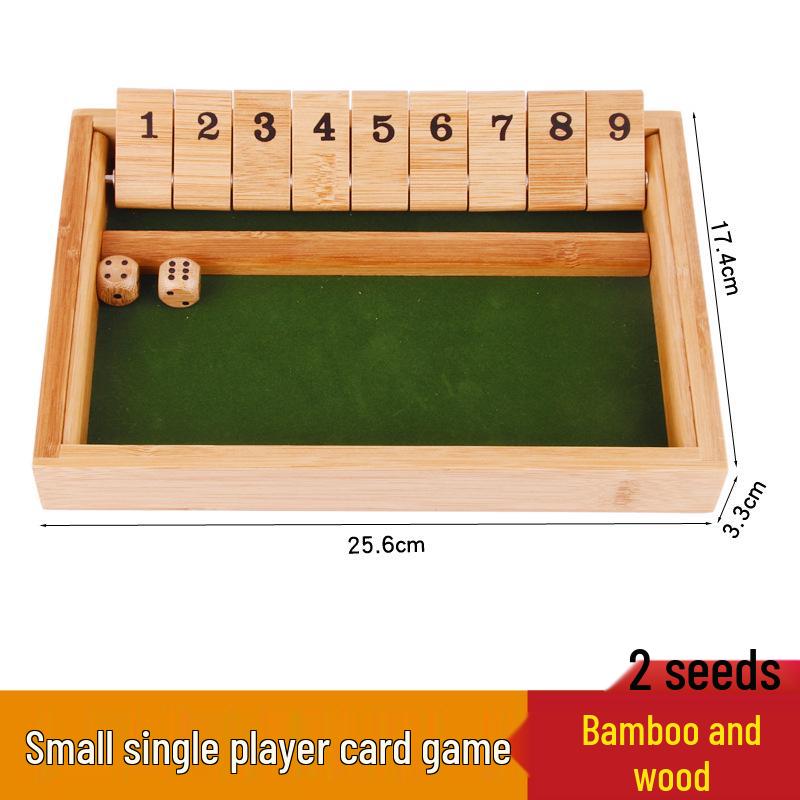 Children's Number Flip Card Game: Educational, Entertaining, Four-Sided Board & Drinking Game Props for Parties