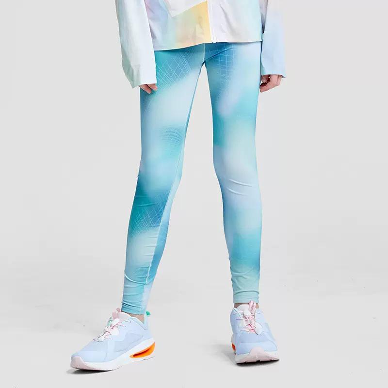 Pantaloni de Yoga Ușori cu Uscare Rapidă din Mătase de Gheață pentru Fete cu Protecție UV