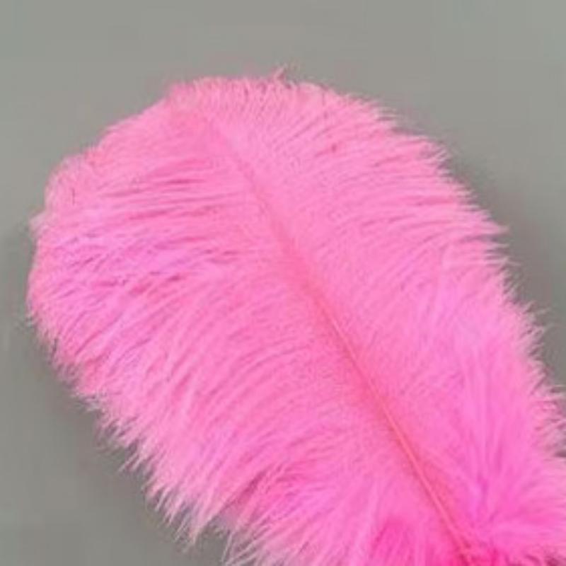 25-30cm Natural Ostrich Feathers Soft Decorative Plume for DIY Wedding Bouquet Ornament