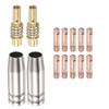 MB 15AK 0.8mm Contact Tip Melt Inert-Gas (MIG) Welder Accessory Set of 14pcs