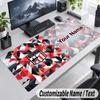 Custom Name Text Mouse Pad Athletic Bilbao FC Personalized Desk Pad For Work And Gaming