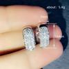 Micro-Inlaid Diamond Exquisite Fashion Earrings High-End All-Match Personality Earrings Ring Female Net Celebrity Fashion