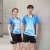 Unisex Short Sleeve Team Uniform for Badminton/Table Tennis - Couples Style