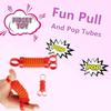 1pcs New Finger Pull Tube Poptubes Telescopic Sensory Pop Finger Movement Stretch Tube for Autism Stress Relief Toys Gifts