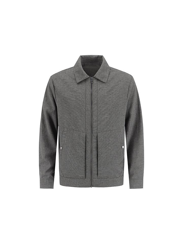 Edition Men'S Linen Blend Zip-Up Jumper_Nef2Jj1621