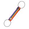 BWNK Gepäckgurt Set Regenbogenfarbe 2er-Pack für Koffer Rucksack Trolley Tasche Packband Bindegurte