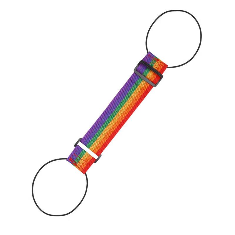 BWNK Gepäckgurt Set Regenbogenfarbe 2er-Pack für Koffer Rucksack Trolley Tasche Packband Bindegurte